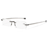 Rimless Telescope Folding Reading Glasses with portable cases