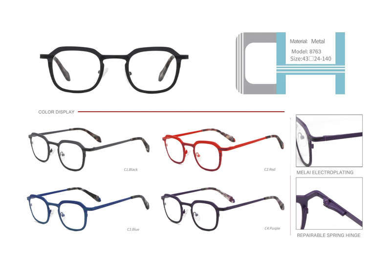 ready stocks vintage metal optical frame