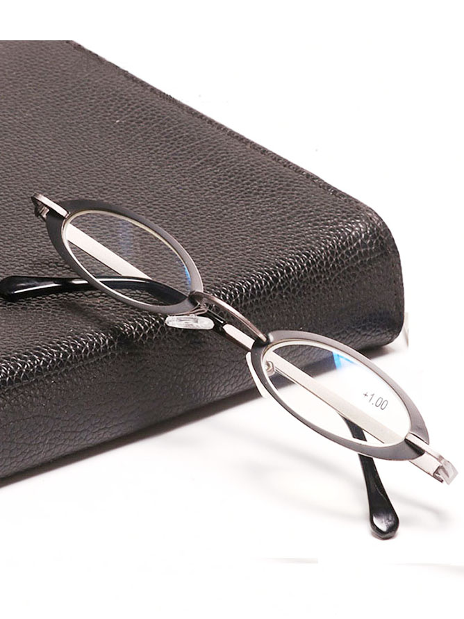 Stainless Steel Fashion Double Color Ladies Reading Glasses