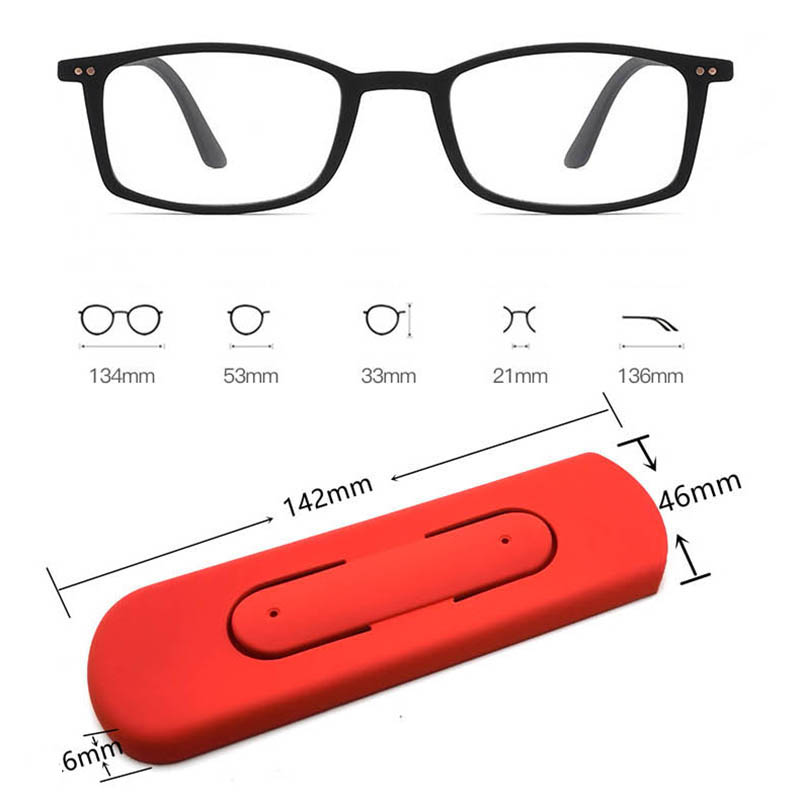 Ultra Thin Mobile Partner Blue Light Digital Computer Reading Glasses with Mobile Holder
