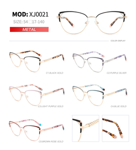 Hot Sale Ins Popular Women Glasses Frame Metal Optical Eyeglasses Frames 