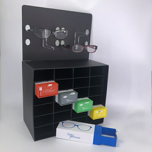 paper cardboard eyeglasses and reading glasses gift box and display box