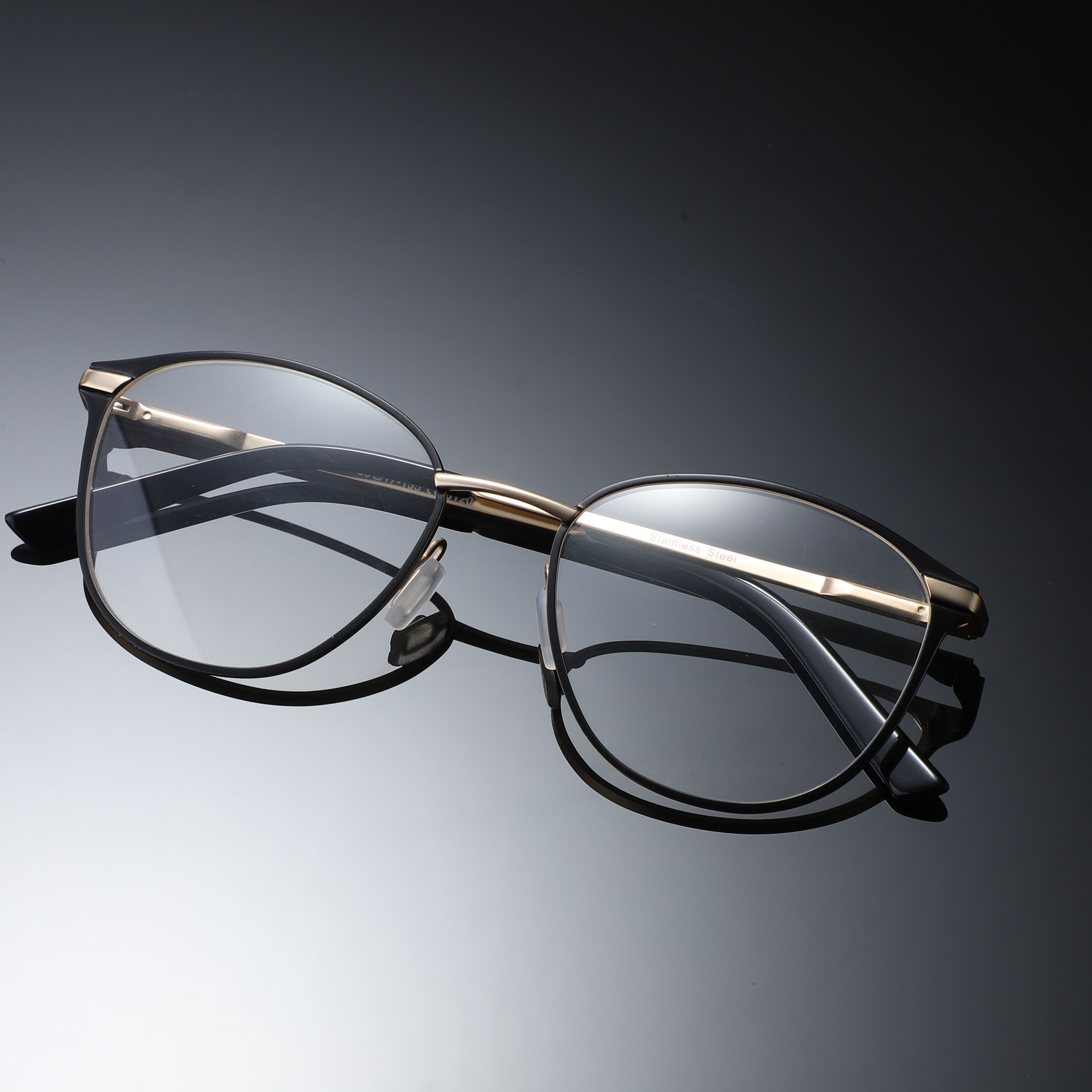Hingh Quality Euro Design Vintage Double Color Ladies Stainless Optical Frames