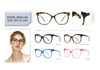 Ready to ship High quality men's and Ladies acetate ready stock optical eye glasses frames