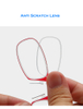905F Portable Mini Nose Clip Reading Glasses Anti Blue Rays