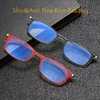 Portable And Slim,Paper Card Flex TR90 Frames Anti Blue Rays Reading Glasses, PD62+-1MM