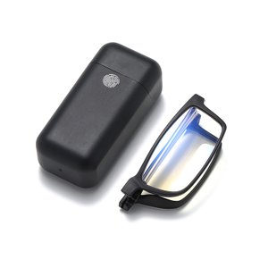 Adjustable Telescope Arms TR90 Reading Glasses with Cases UV400 Blue Light Reading Lens
