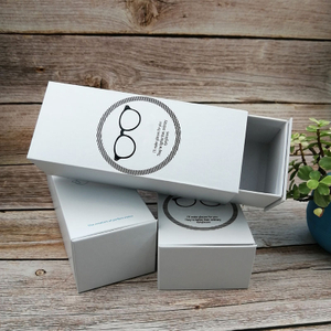 paper cardboard eyeglasses and reading glasses gift box and display box