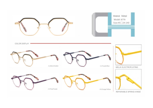 ready stocks vintage metal optical frame