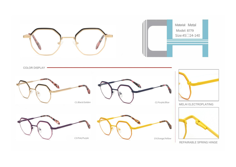 ready stocks vintage metal optical frame