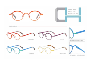 ready stocks vintage metal optical frame