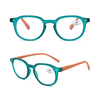  Fashion Plastic Reading Glasses with spring
