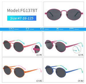 Kids Colored Metal Polarized Sunglasses Optical Frames series