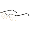 Men's Vintage Stainless Steel Multi Focus Reading Glasses Blue Light Blocking HD lens