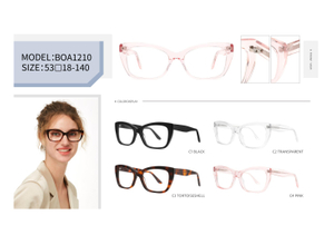  Wholesale Vintage Ladies Design Handmade Acetate Optical Frame Classic Optical Frame