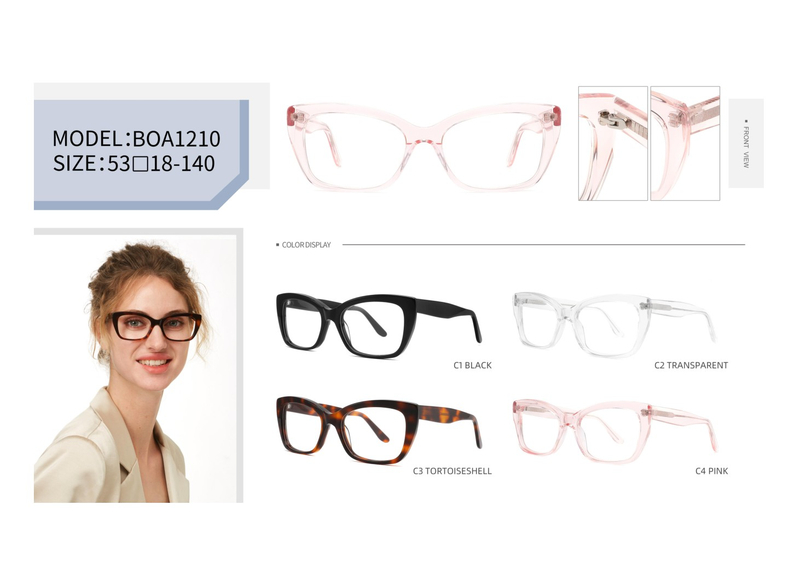  Wholesale Vintage Ladies Design Handmade Acetate Optical Frame Classic Optical Frame