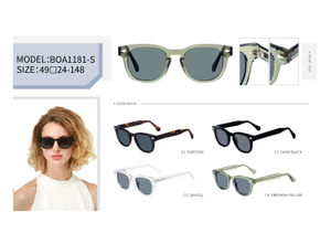 Hot Sale Ready Stocks Vintage Design Unisex Trendy UV400 Acetate Polarized Sunglasses