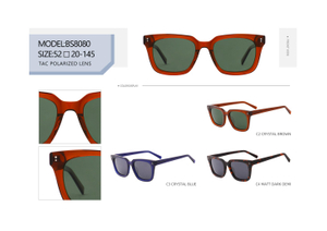 Hot Sale Ready To Sale Vintage Round Design Unisex Trendy UV400 TAC Polarized Sunglasses