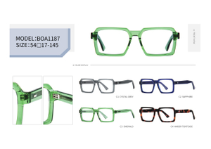  Wholesale Vintage Unisex Design Handmade Acetate Optical Frame Classic Optical Frame