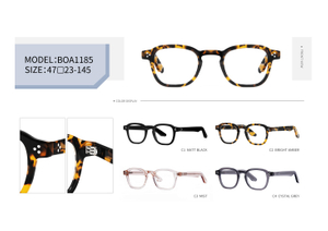  Wholesale Vintage Unisex Design Handmade Acetate Optical Frame Classic Optical Frame