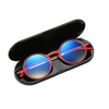 Ultra Thin and light,Blue Light Blocking,Portable TR90 reading glasses with Slim cases