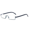 Ultra Light Blue Light Blocking Half Frame Reading Glasses with Free Cases