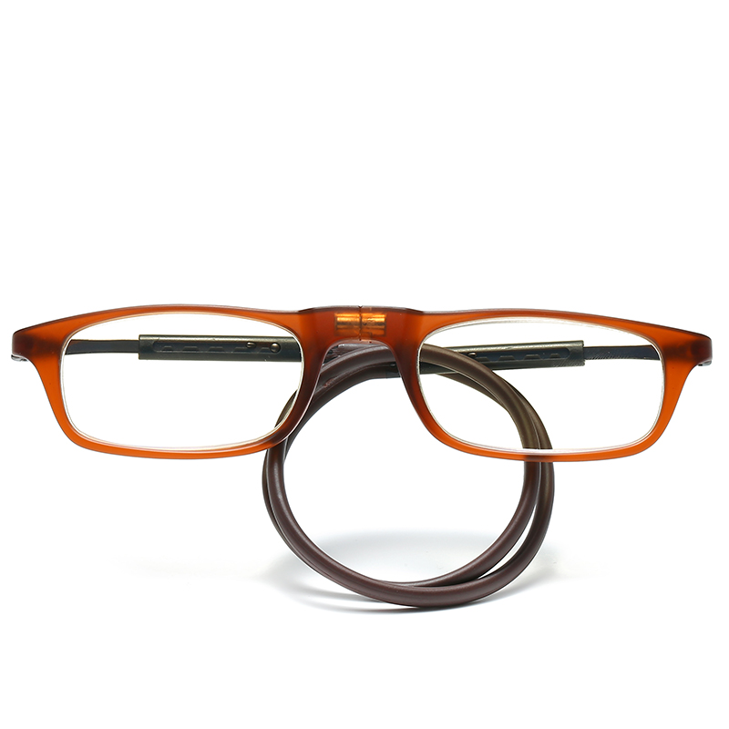 MOD.917S Hang on Neck Blue Light Blocking Reading Glasses,Comfortable Slicon Arms