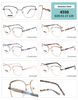 Hot Sale Ins Popular Women Glasses Frame Metal Optical Eyeglasses Frames 