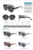 Ladies Polarized Aviator Acetate Sunglasses