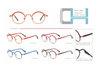 ready stocks vintage metal optical frame