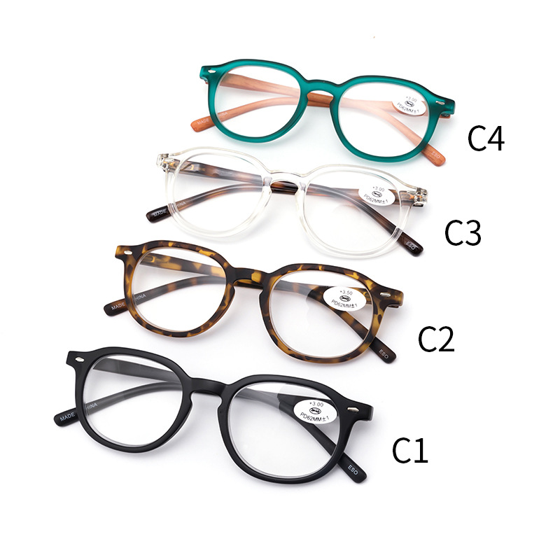  Fashion Plastic Reading Glasses with spring