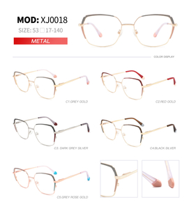 Hot Sale Ins Popular Women Glasses Frame Metal Optical Eyeglasses Frames 