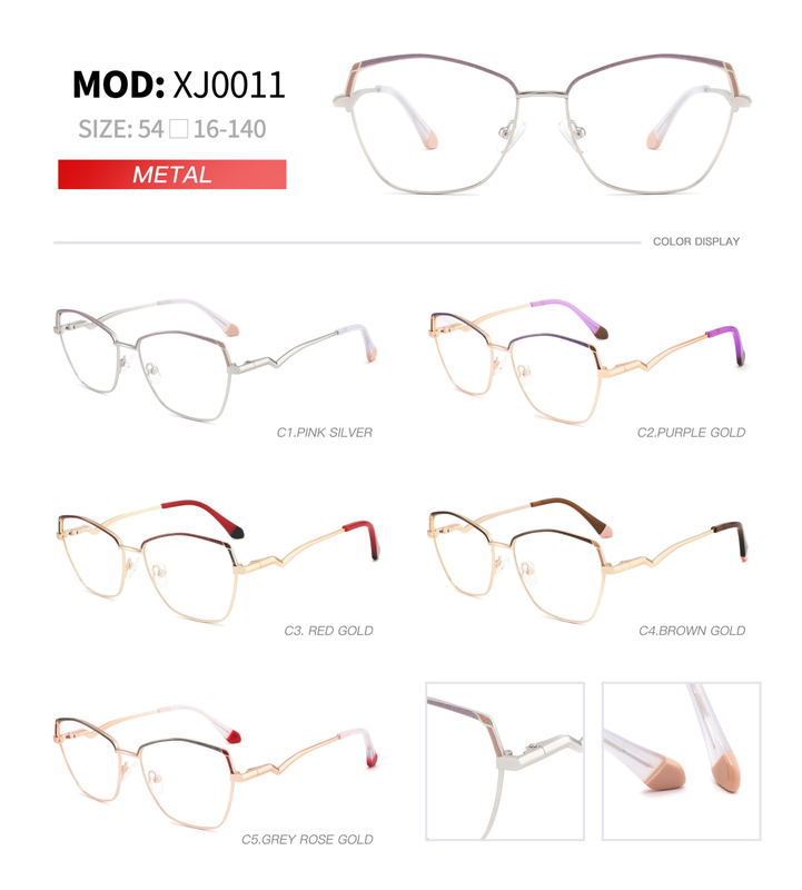 Hot Sale Ins Popular Women Glasses Frame Metal Optical Eyeglasses Frames 