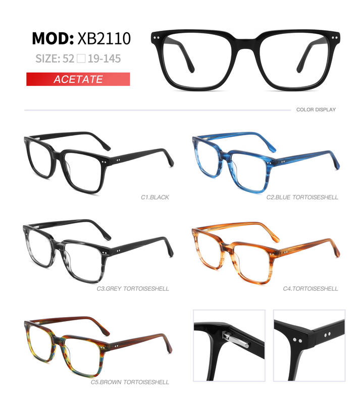 2023 newest RETRO Ready Stock Acetate spectacle frame