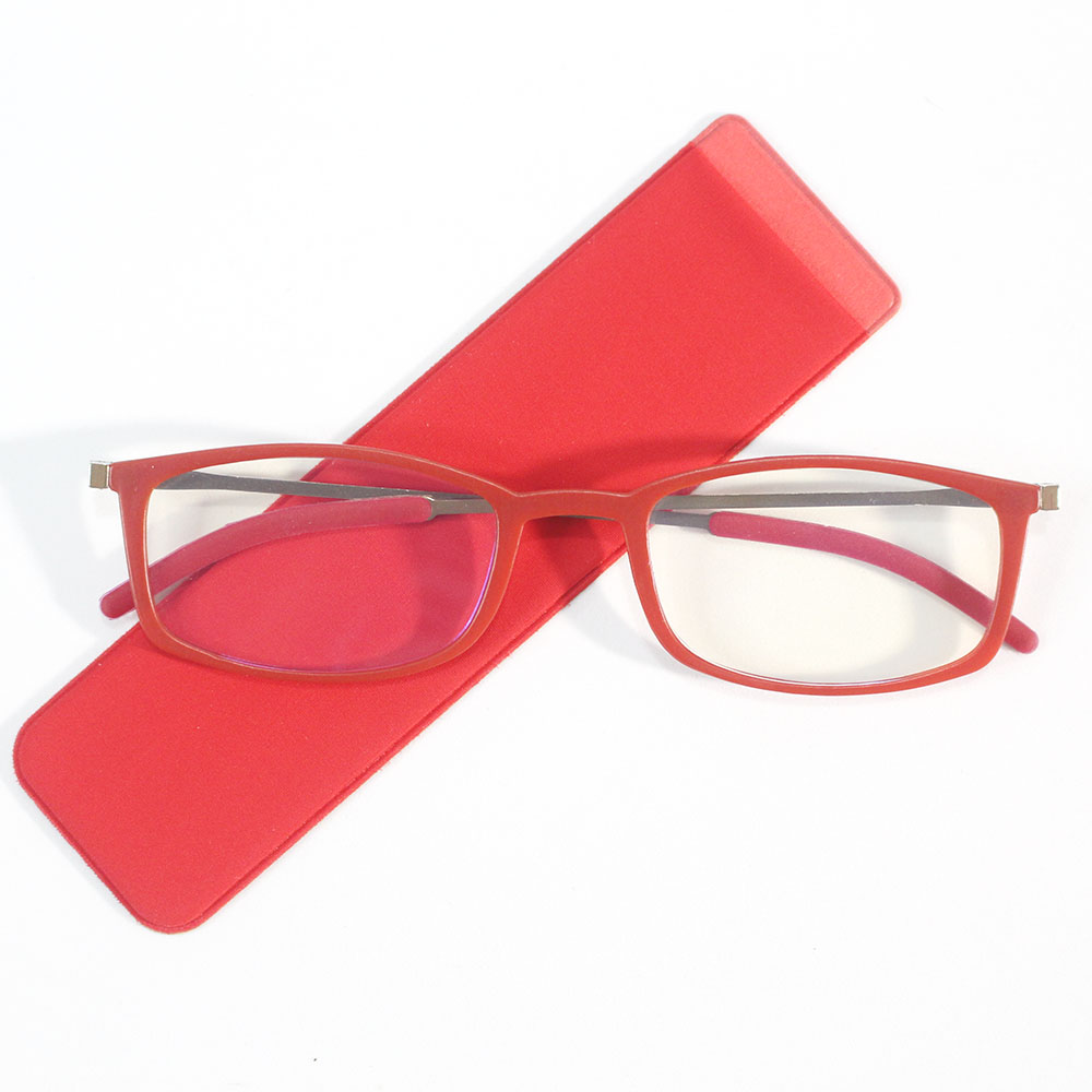 Mobile Partner Paper Card Slim Reading Glasses Blue Light Blocking UV400