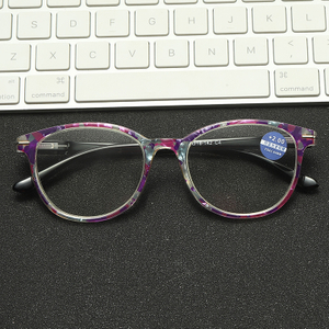 Newest Ladies Elegant Vintage Camouflage Patten Women Blue light Blocking Reading Glasses