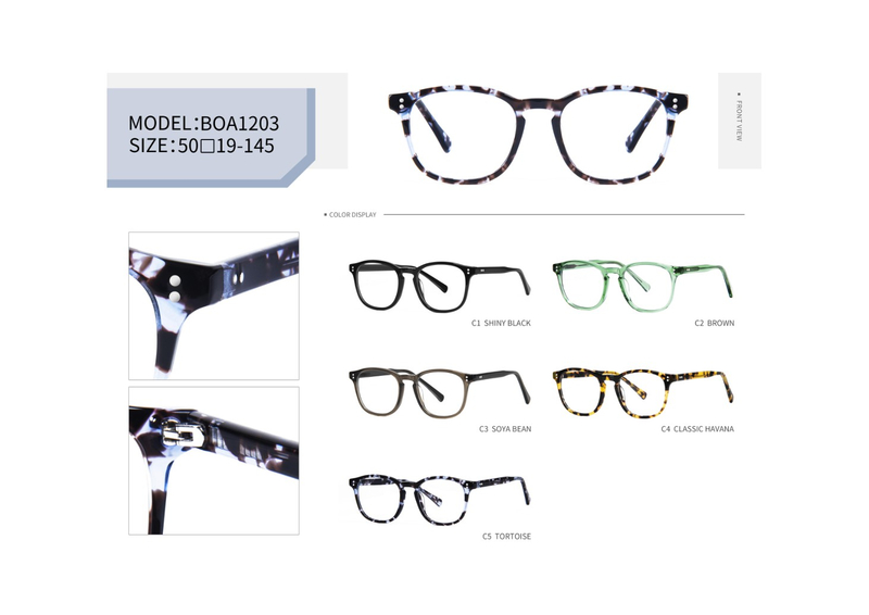 Ready stocks Handmade Acetate Optical Frame Classic Optical Frame