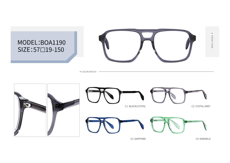 Ready stocks Handmade Acetate Optical Frame Classic Optical Frame