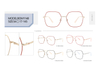 Ready Stocks No MOQ Women Luxury Brand Designer Prescription Myopic Eyeglasses Optical Frame 