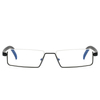 Ultra Light Blue Light Blocking Half Frame Reading Glasses with Free Cases