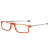 Adjustable Telescope Arms TR90 Reading Glasses with Cases UV400 Blue Light Reading Lens
