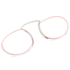 Rimless Nose Clip Reading Glasses UV400 Blue Light Blocking Lens