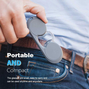 Model 915 Portable And Compact Nose Clip Reading Glasses Comfortable Slicon Nose Rimless without ARMS 