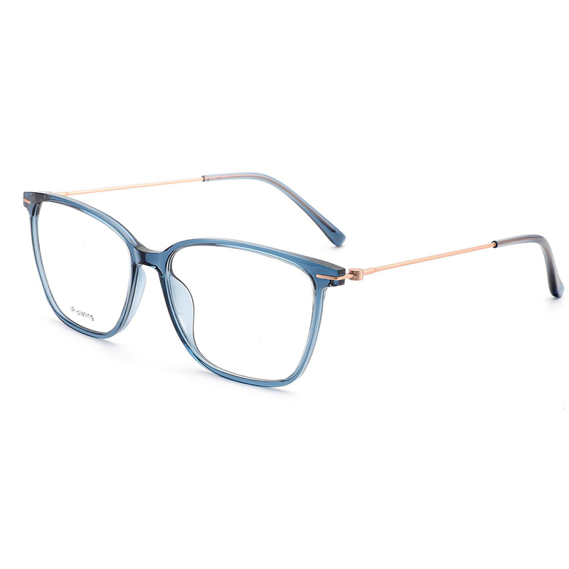 Ready Stocks Ladies TR90 Optical Frames with PI plating Metal Temple