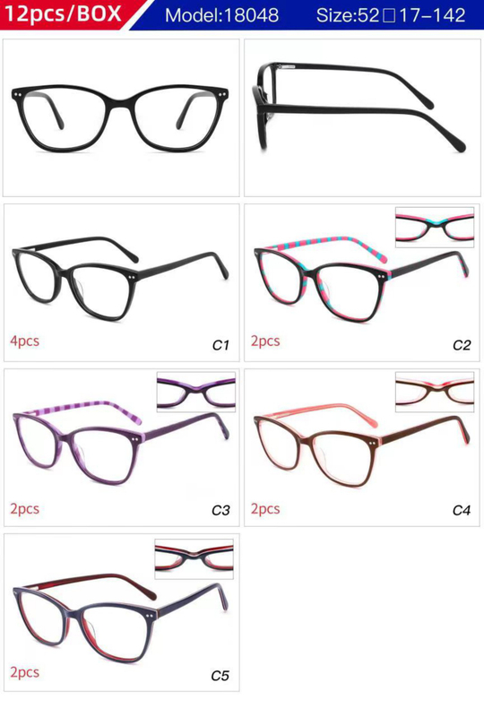  Ready To Sale Fashion Design Handmade Acetate Optical Frame Classic Optical Frame 