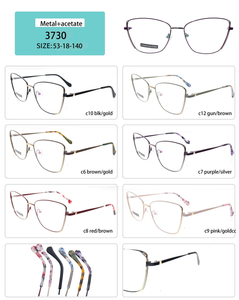 Hot Sale Ins Popular Women Glasses Frame Metal Optical Eyeglasses Frames 