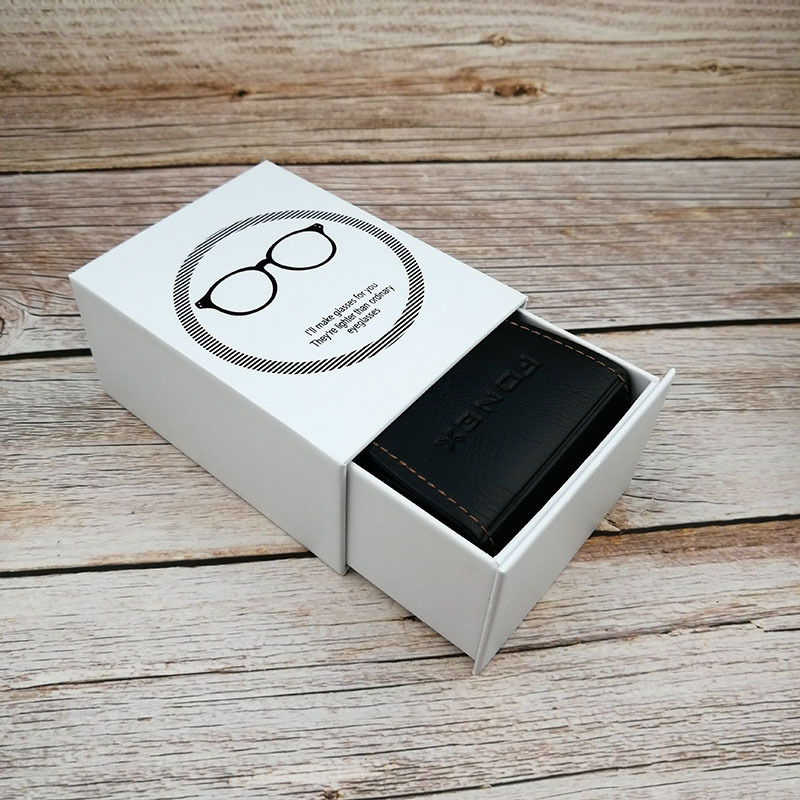 paper cardboard eyeglasses and reading glasses gift box and display box