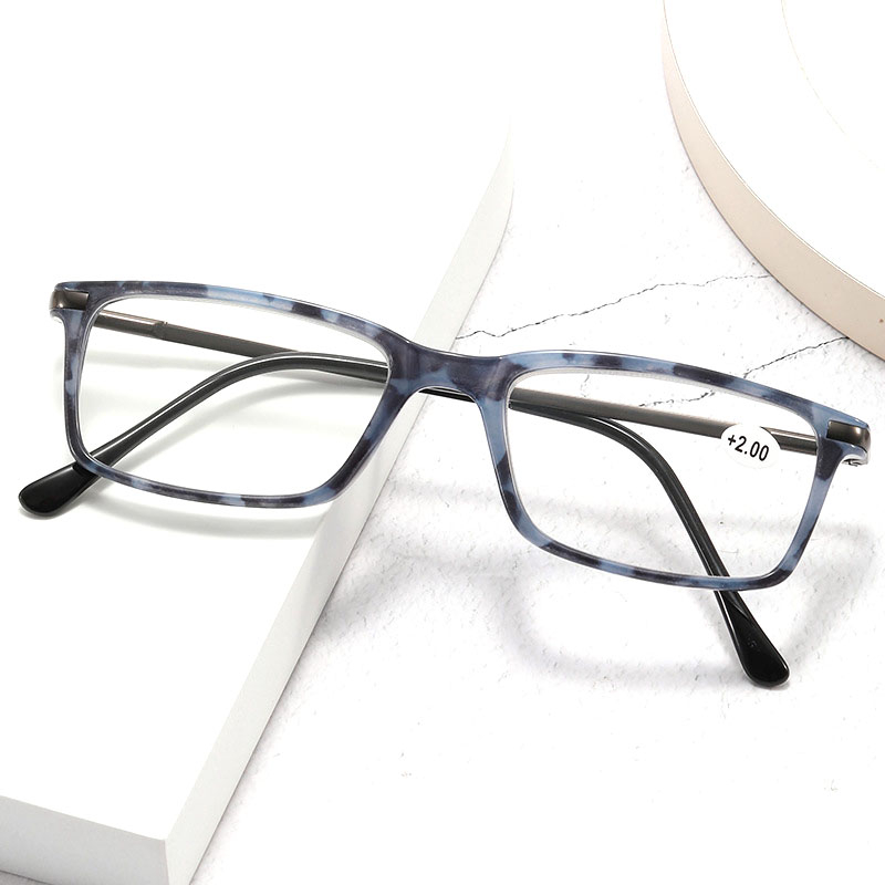 Unisex Spring Hinge Plastic and Metal Combination Blue light Block, Computer Mobile Digital Reading Glasses