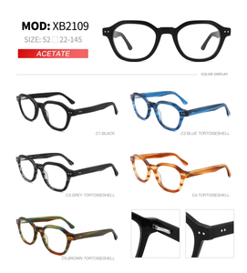 2023 newest vintage Ready Stock Acetate eyeglasses frames