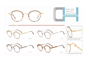 ready stocks vintage metal optical frame